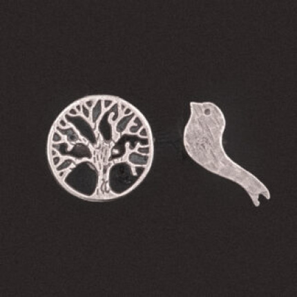 Δαχτυλίδι Δέντρο της Ζωής & Πουλάκι