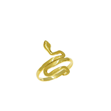 Δαχτυλίδι Φίδι Χρυσό